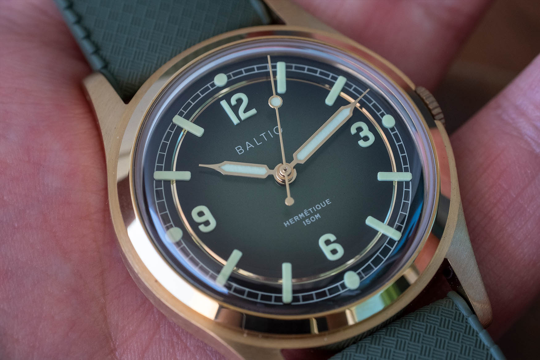 Baltic Hermetique Tourer Bronze dial 1