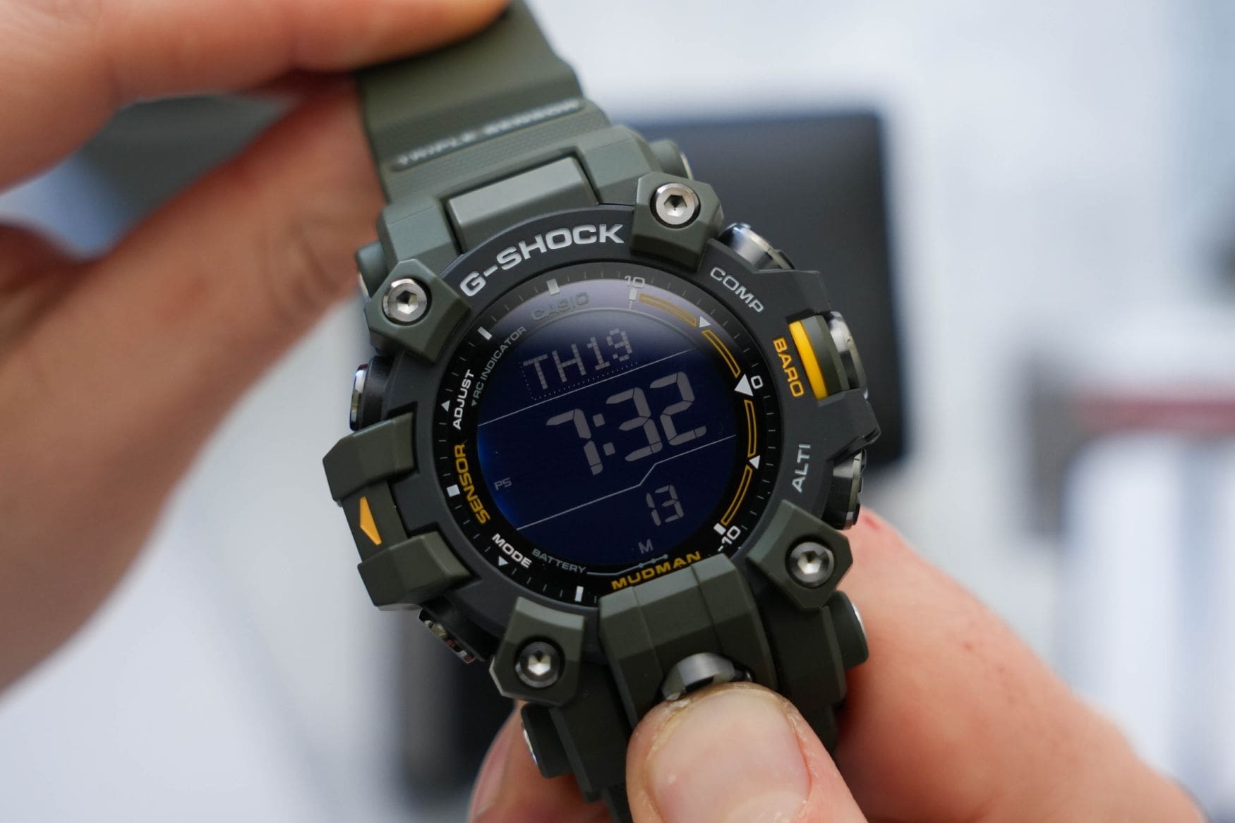 Casio G Shock Mudman GW 9500 backlight