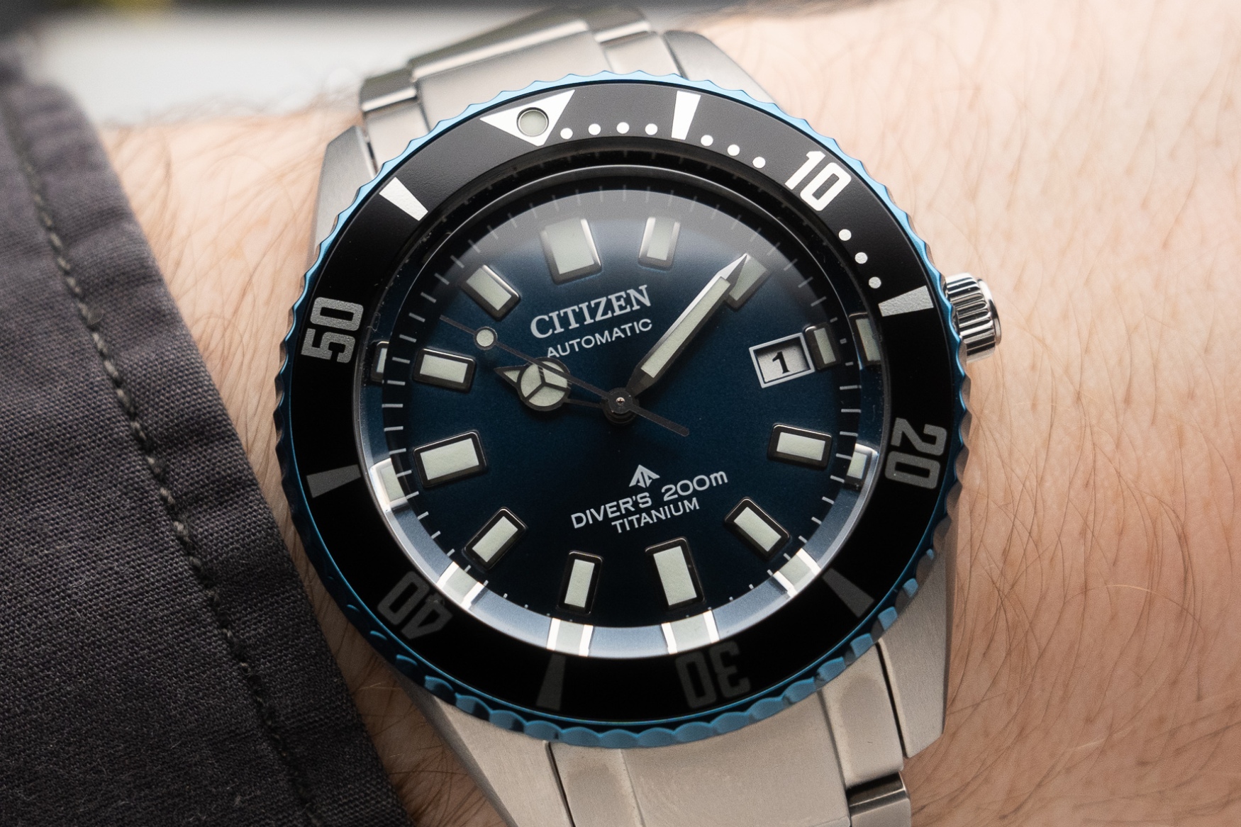 Citizen Promaster Mechanical Diver 200m ‘Fujitsubo’ 35th Anniversary dial