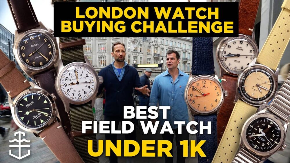 Justin Hast and Andrew search for the best field watch under £1,000 at our new London Studio