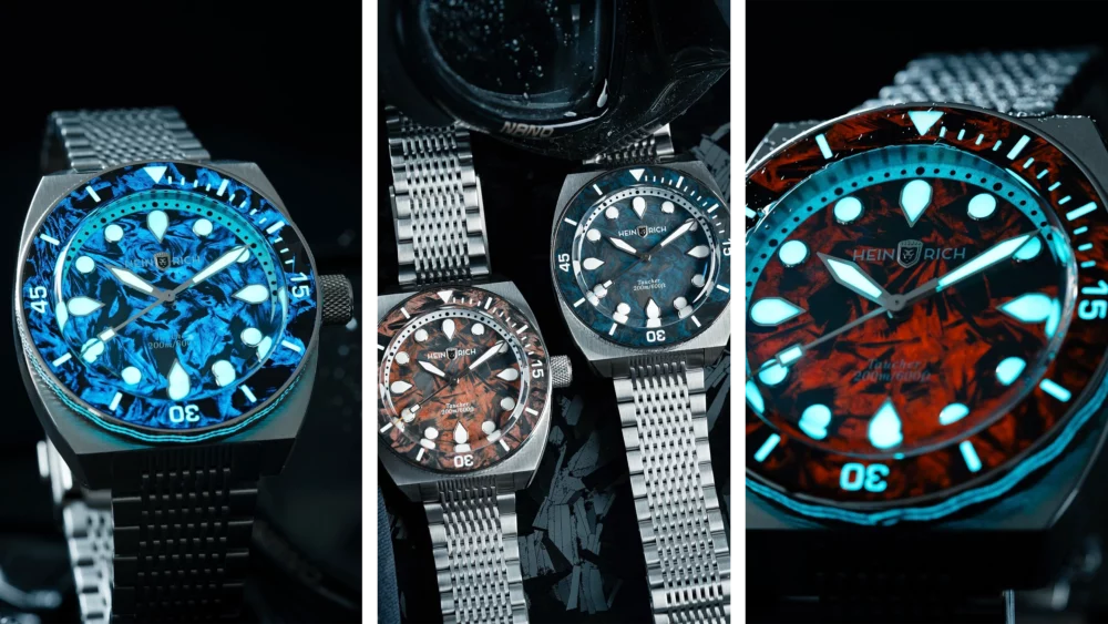 Heinrich forges ahead with the new Taucher Lume Infused Forged Carbon V2